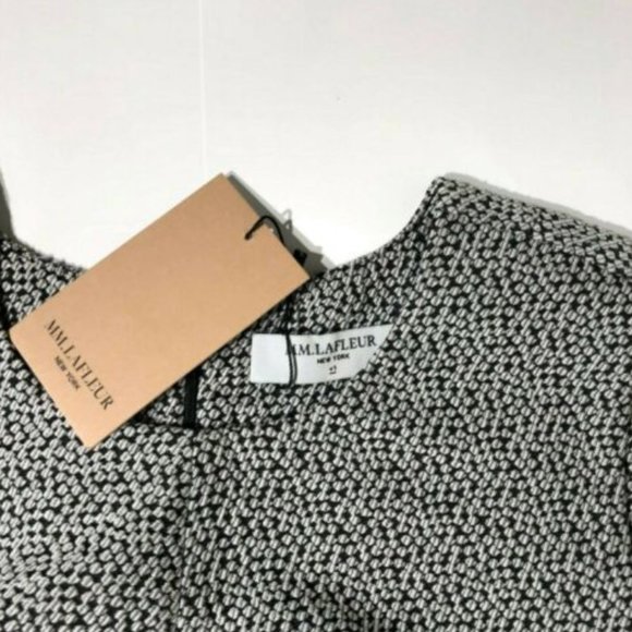 NEW MM LaFleur Shirley Dress Pebble Jacquard Sz +1 - Picture 6 of 10